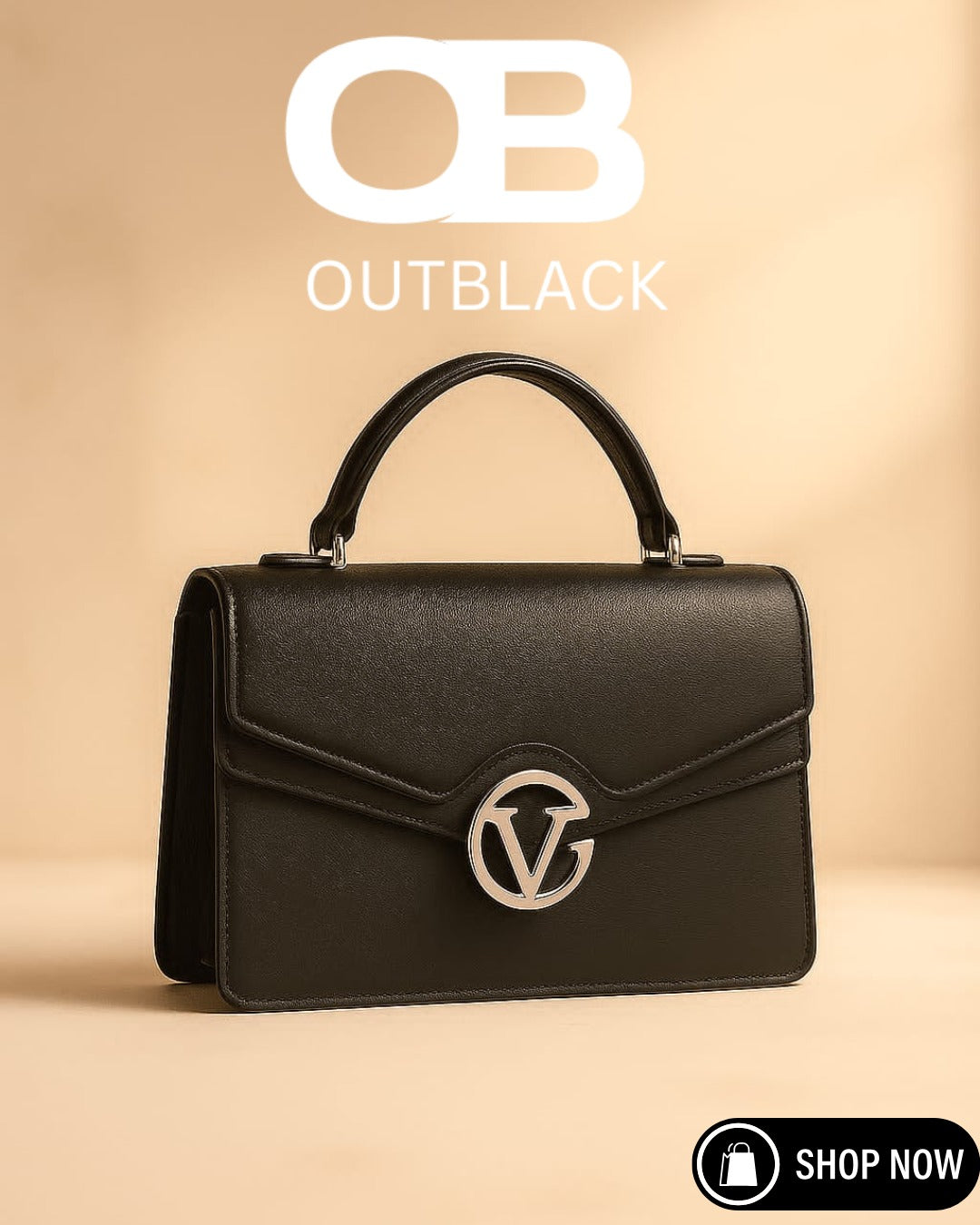 Valentino Garavani VLogo Mini Handbag – Black Nappa Leather